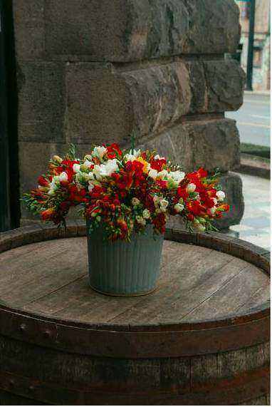 Hand-tied dried bouquet